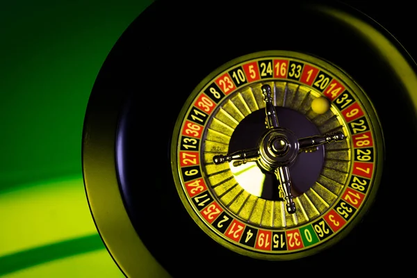 Casino Background Roulette Wheel Motion — Stock Photo, Image