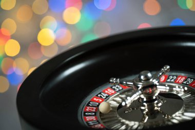  Casino arka plan, rulet tekerleği hareket