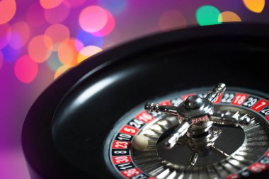  Casino arka plan, rulet tekerleği hareket