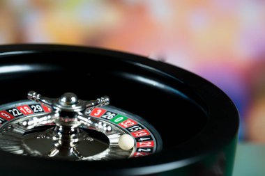  Casino arka plan, rulet tekerleği hareket