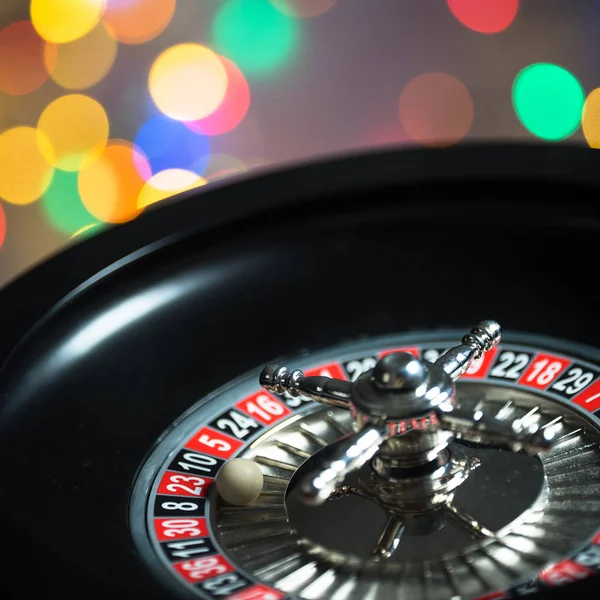 Casino Background Roulette Wheel Motion — Stock Photo, Image