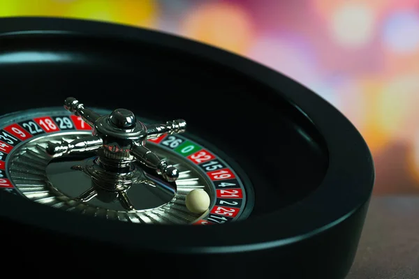 Casino Background Roulette Wheel Motion — Stock Photo, Image