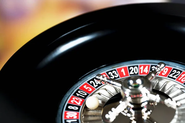 Casino Background Roulette Wheel Motion — Stock Photo, Image