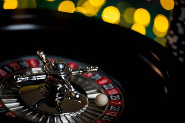  Casino arka plan, rulet tekerleği hareket