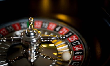  Casino arka plan, rulet tekerleği hareket