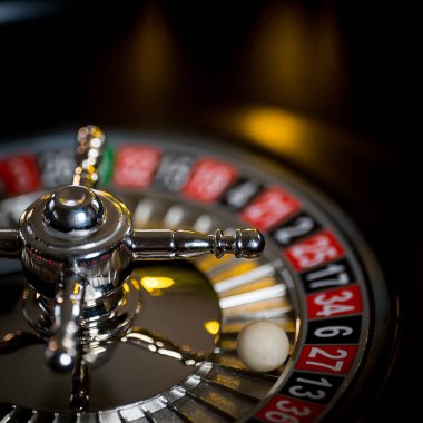  Casino arka plan, rulet tekerleği hareket