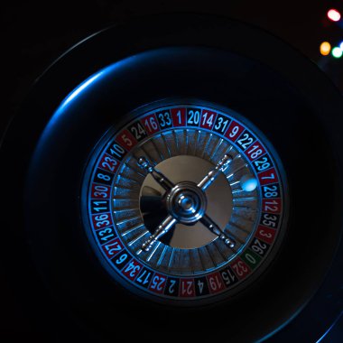  Casino arka plan, rulet tekerleği hareket