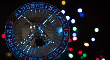  Casino arka plan, rulet tekerleği hareket