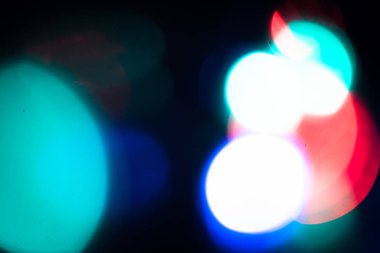 Bulanık arka plan üzerinde renkli bokeh