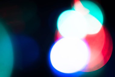 Bulanık arka plan üzerinde renkli bokeh