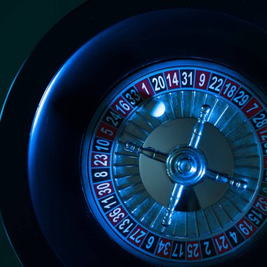  Casino arka plan, rulet tekerleği hareket