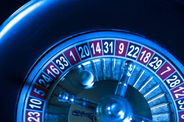  Casino arka plan, rulet tekerleği hareket