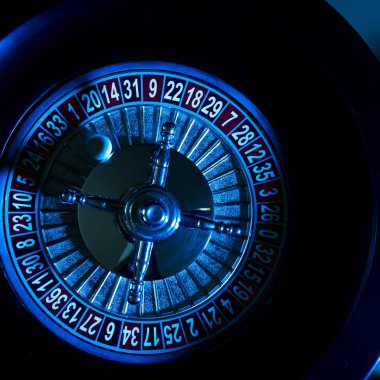  Casino arka plan, rulet tekerleği hareket