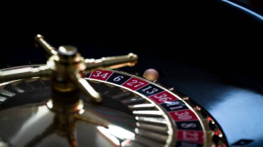  Casino arka plan, rulet tekerleği hareket