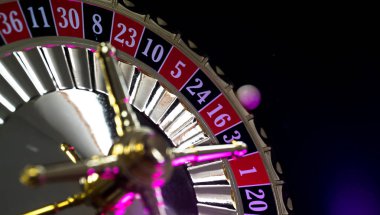  Casino arka plan, rulet tekerleği hareket