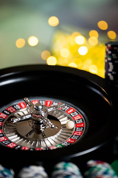 Casino Background Roulette Wheel Motion — Stock Photo, Image