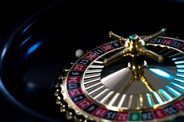 Casino Hintergrund Roulette Rad Bewegung — Stockfoto