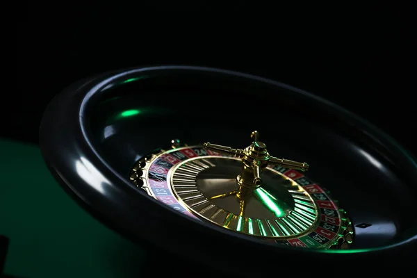 Casino Hintergrund Roulette Rad Bewegung — Stockfoto