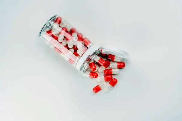 Close Colorful Pills Treatment — Stock Photo, Image