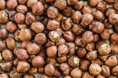 fındık yığını, gıda arka plan 