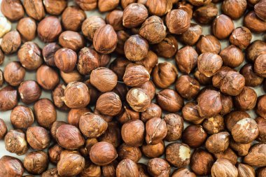 fındık yığını, gıda arka plan 