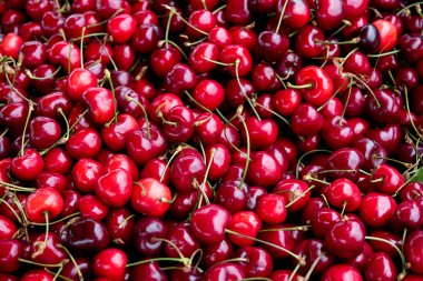 Lezzetli iştah açıcı kiraz yakın çekim