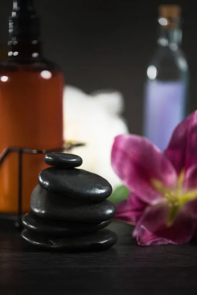 Aromatherapie Concept Kaarsen Biologische Remedie Voor Ontspanning — Stockfoto