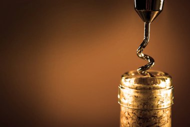 Şarap ile şişe açacağı