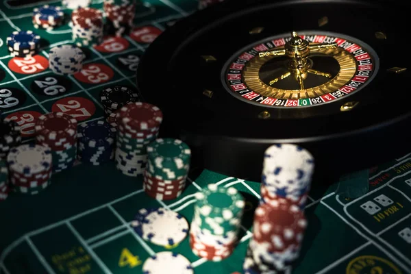 Καζίνο Έννοια Παιχνιδιών Τυχερών Παιχνιδιών — Φωτογραφία Αρχείου