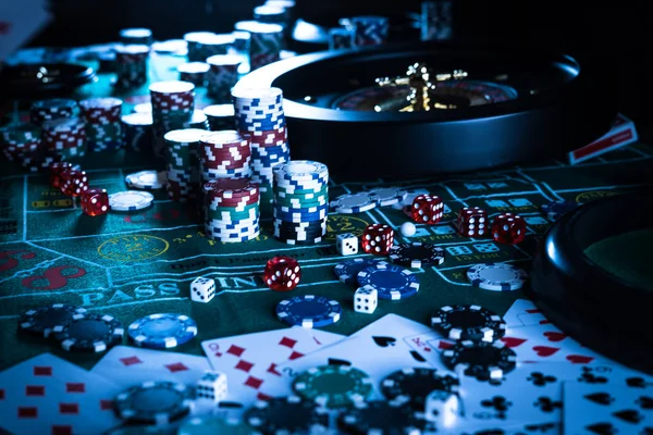 Casino Gambling Games Concept — Stock Photo, Image