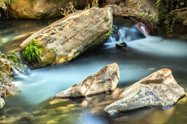 Hermon Ström Banias Floden Bakgrund — Stockfoto