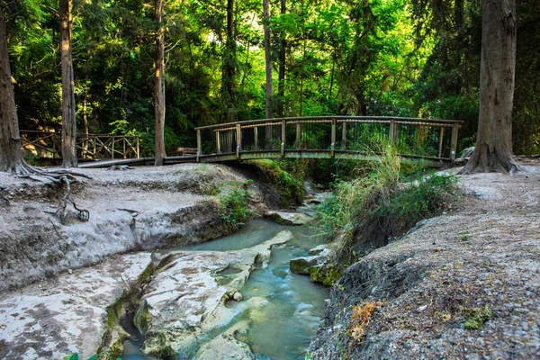 Nachal Sofet Fondo Del Puente Shofet —  Fotos de Stock