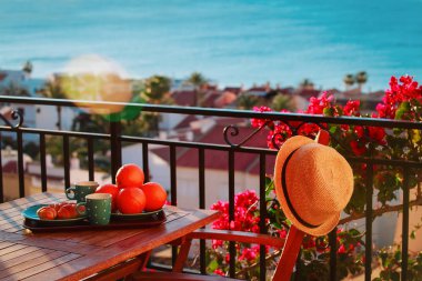 bir görünümü ile Kahvaltı