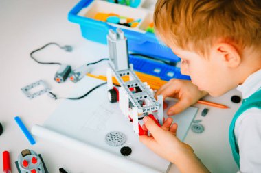 Çocuk robot Robotik teknoloji okul ders oluşturma