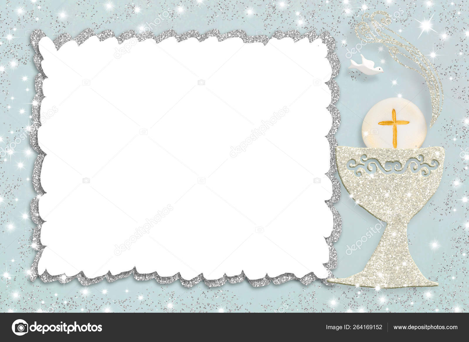 First holy communion invitation card. Stock Photo by ©Risia 264169152