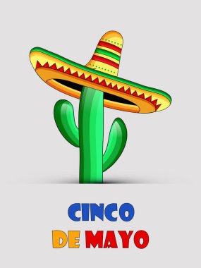 Arka plan illüstrasyon Cinco De Mayo için