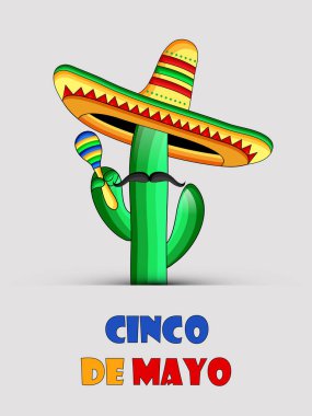 Arka plan illüstrasyon Cinco De Mayo için