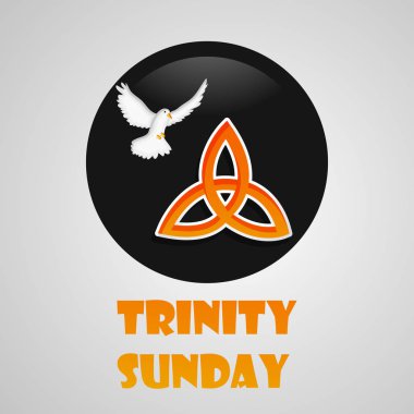 Arka plan illüstrasyon Trinity Pazar için