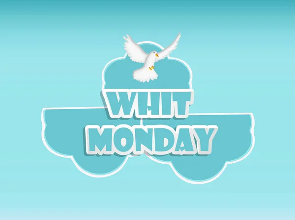 Иллюстрация Элементов Whit Monday Background — стоковый вектор