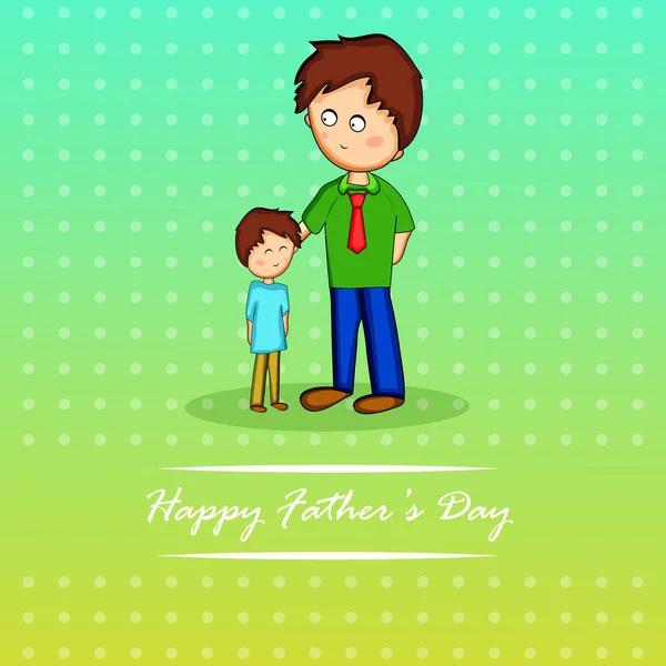 Illustration Elements Fathers Day Background — Stock Vector