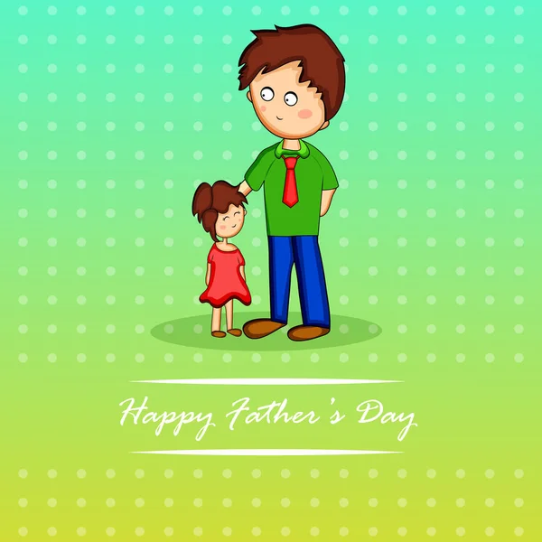 Illustration Elements Fathers Day Background — Stock Vector