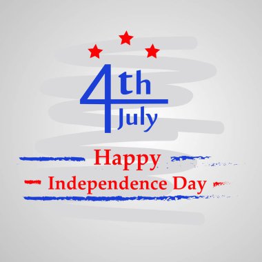 Arka plan illüstrasyon için ABD Bağımsızlık günü