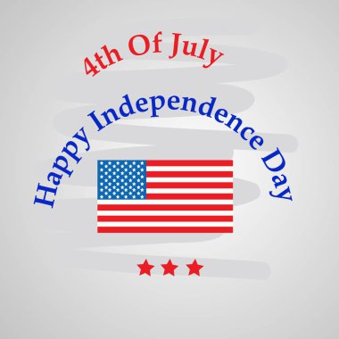 Arka plan illüstrasyon için ABD Bağımsızlık günü