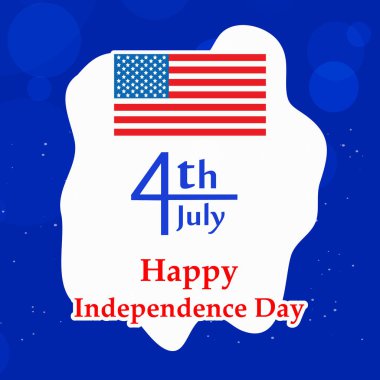 Arka plan illüstrasyon için ABD Bağımsızlık günü