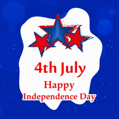 Arka plan illüstrasyon için ABD Bağımsızlık günü