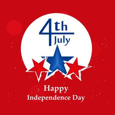 Arka plan illüstrasyon için ABD Bağımsızlık günü