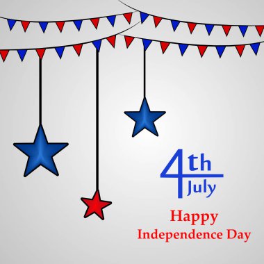 Arka plan illüstrasyon için ABD Bağımsızlık günü