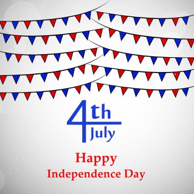 Arka plan illüstrasyon için ABD Bağımsızlık günü