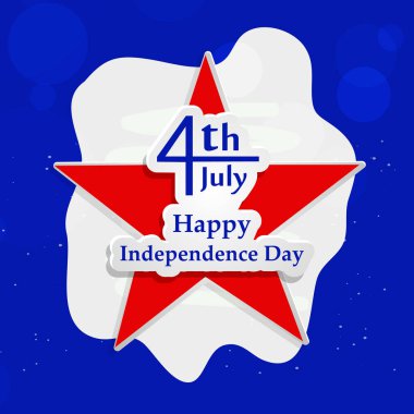Arka plan illüstrasyon için ABD Bağımsızlık günü