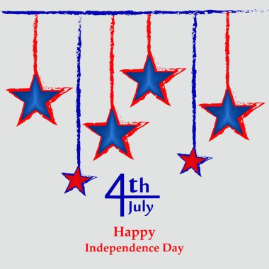 Arka plan illüstrasyon için ABD Bağımsızlık günü